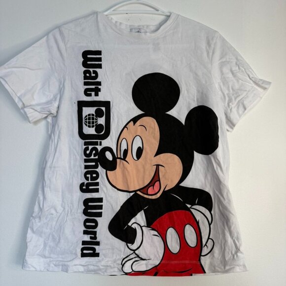 disney Tops - Disney Mickey Mouse Walt Disney World Graphic Tee White Size XS